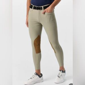 Romfh Men's Argento Suede Knee Patch Breeches 32R-430